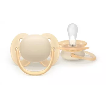 Philips Avent Ultra Soft cumlík Neutral, 0-6 mesiacov, balenie 2 ks