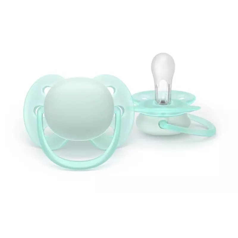 Philips Avent Ultra Soft cumlík Neutral, 0-6 mesiacov, balenie 2 ks