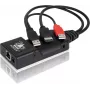 ADDER ALIF101T-HDMI KVM over IP vysielač - HDMI, USB, Audio, Cat5e/Cat6/Cat7, 2560x1600@60Hz, čierny hliník