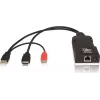 ADDER ALIF101T-HDMI KVM over IP vysielač - HDMI, USB, Audio, Cat5e/Cat6/Cat7, 2560x1600@60Hz, čierny hliník