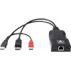 ADDER ALIF101T-HDMI KVM over IP vysielač - HDMI, USB, Audio, Cat5e/Cat6/Cat7, 2560x1600@60Hz, čierny hliník