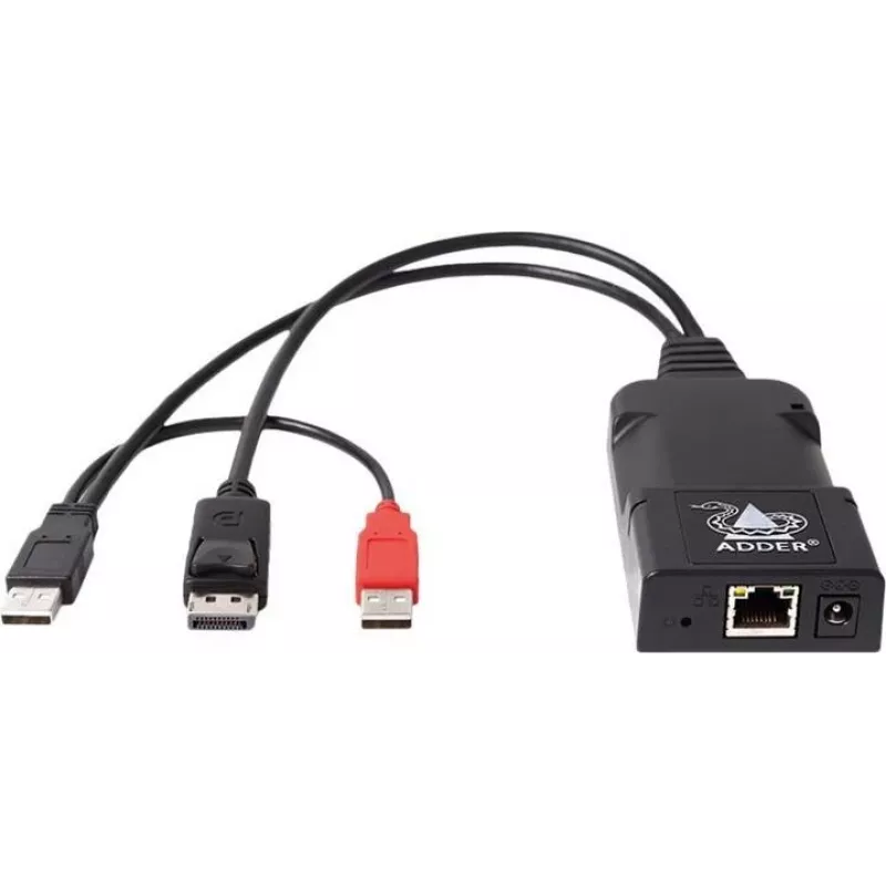ADDER ALIF101T-HDMI KVM over IP vysielač - HDMI, USB, Audio, Cat5e/Cat6/Cat7, 2560x1600@60Hz, čierny hliník