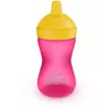 Philips Avent My Grippy tréningový hrnček s tvrdým výpustom 300 ml, 18M+, ružový