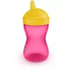 Philips Avent My Grippy tréningový hrnček s tvrdým výpustom 300 ml, 18M+, ružový