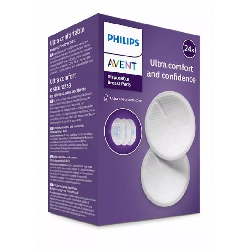 Philips Avent jednorazové dojčiace vložky (balenie 24 ks)