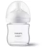 Philips Avent Natural Response sklenená detská fľaša 125 ml s cumlíkom pre novorodencov, 0m+