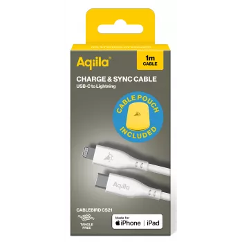 AQIILA 3SI836 USB-C na Lightning nabíjací a synchronizačný kábel 1m AQCBPBIC3SI836
