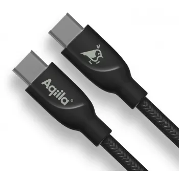 AQIILA USB-C na USB-C nabíjací a synchronizačný kábel 3 m čierny AQCBPBICB4BD881