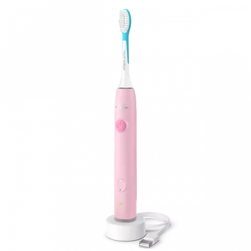 Philips Sonicare For Kids sonická elektrická zubná kefka s Bluetooth, ružová