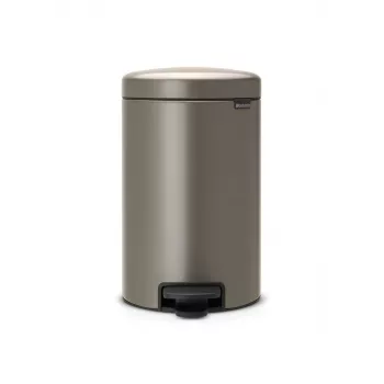 Brabantia NewIcon 12L pedálový odpadkový kôš, Platinum