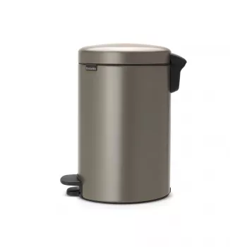 Brabantia NewIcon 12L pedálový odpadkový kôš, Platinum