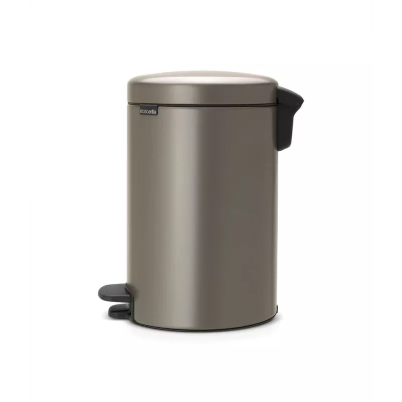 Brabantia NewIcon 12L pedálový odpadkový kôš, Platinum