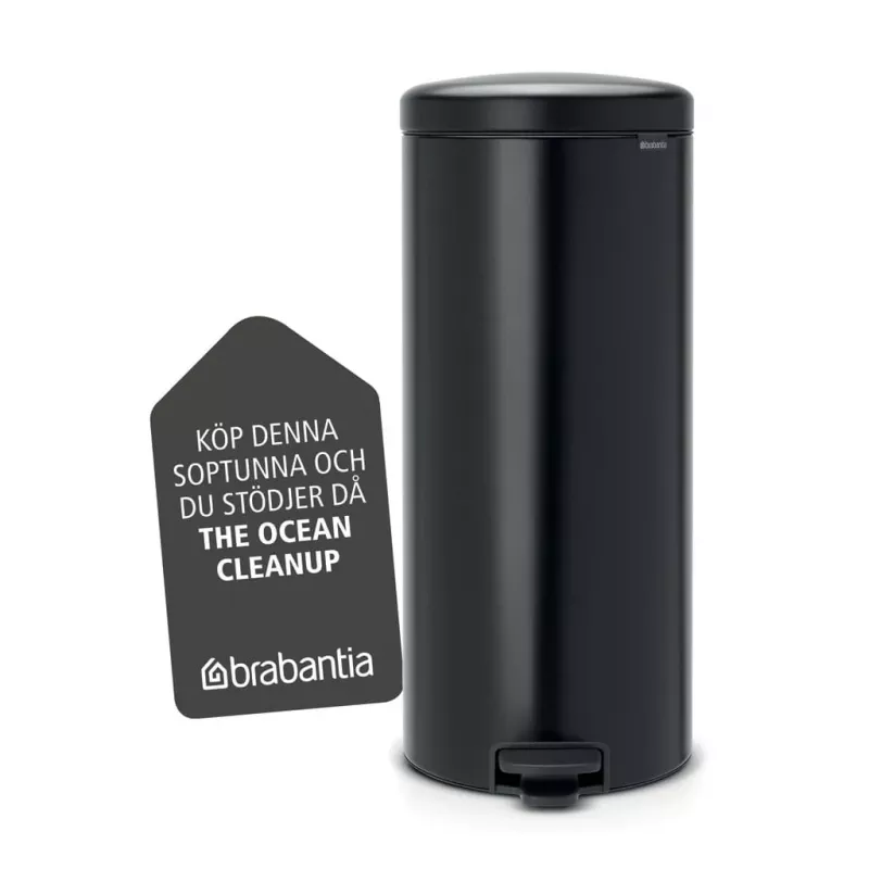 Brabantia NewIcon 30L pedálový odpadkový kôš matný čierny