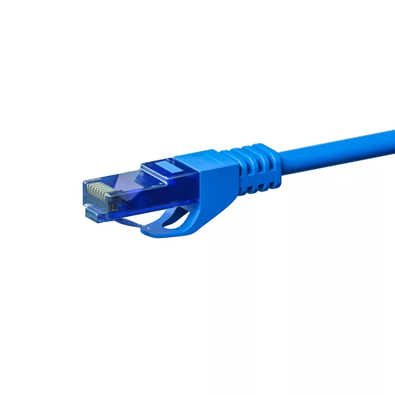 DSIT CAT6a sieťový kábel 100% meď - U/UTP - 5 metrov - modrý (DC-U6A4-050)