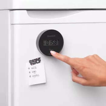 Brabantia kuchynská minútka s magnetom, tmavosivá