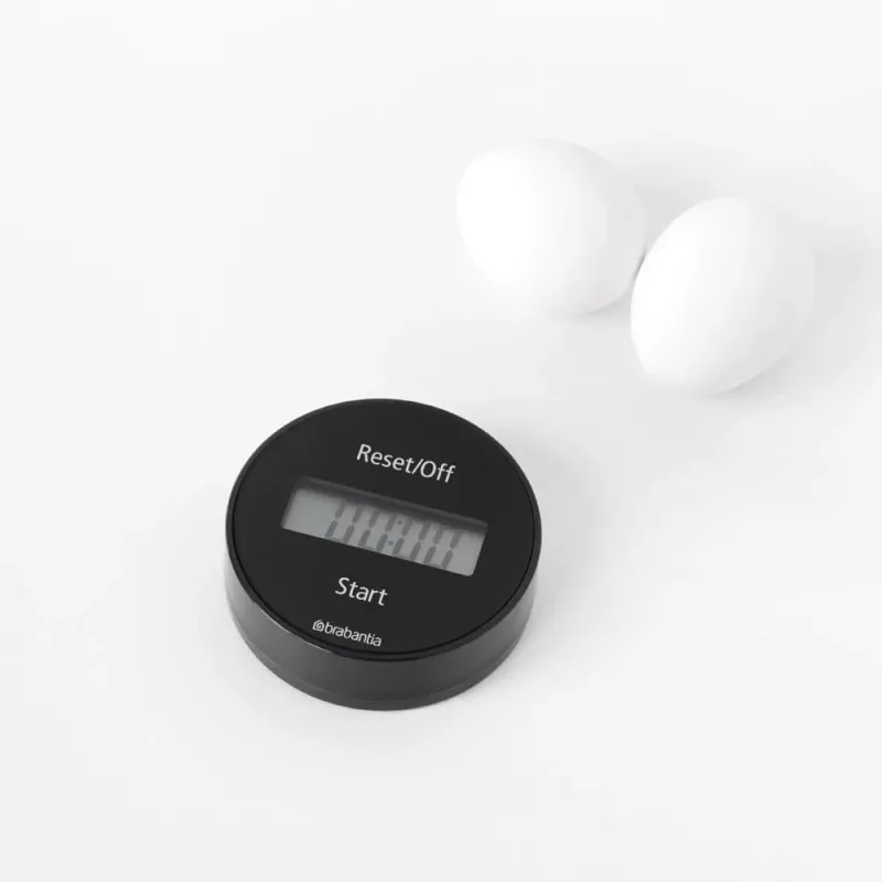 Brabantia kuchynská minútka s magnetom, tmavosivá