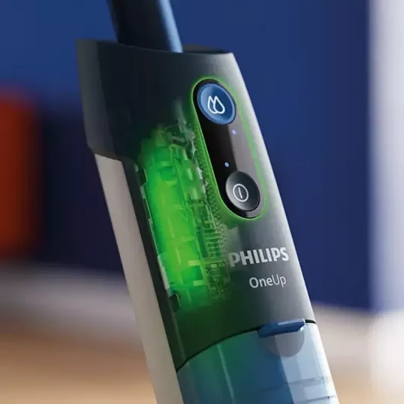 Philips OneUp Series 3000 bezdrôtový elektrický čistič tvrdých podláh, Deep Blue