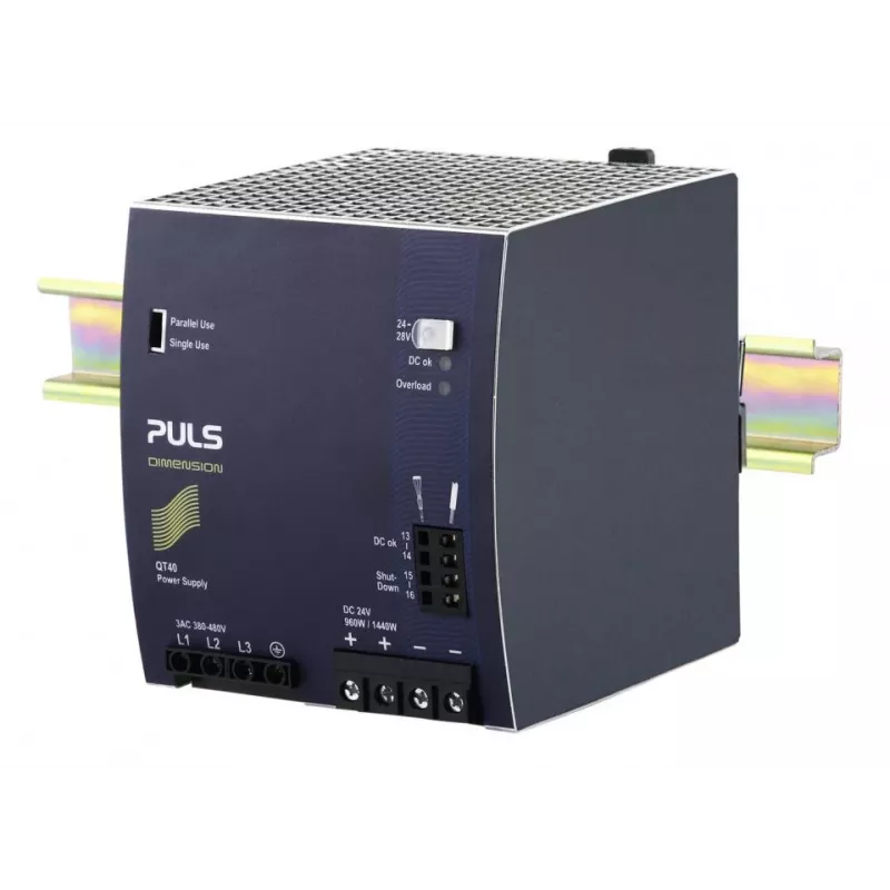 PULS DIMENSION QT40.241 DIN-lištový napájací zdroj 24V DC 40A 960W 3-fázový