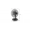 PHILIPS 1000 Series stolný ventilátor 25 cm čierny