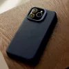 Decoded kožený kryt zadnej strany pre iPhone 16 Pro Max, kompatibilný s MagSafe, Navy