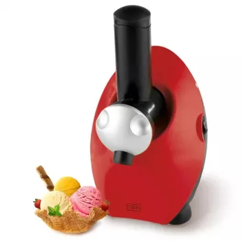 Trebs 99283-B stroj na sorbet s mrazničkovou nádobou, 1,5 L, červená