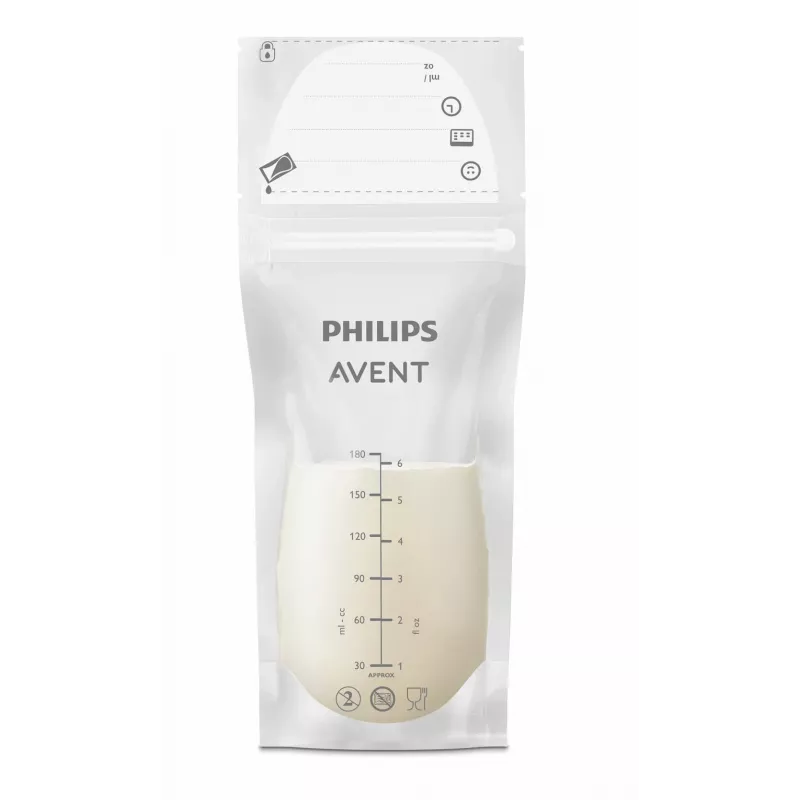Philips AVENT vrecká na skladovanie materského mlieka 180 ml, balenie 25 ks