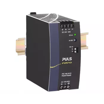 PULS PIC480.241D napájací zdroj na DIN lištu 24V DC 20A 480W