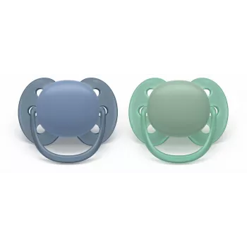 Philips Avent Ultra Soft cumlík 6-18 mesiacov, balenie 2 ks, chlapec
