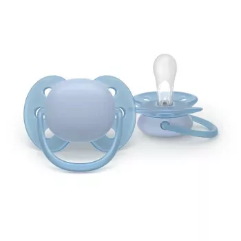 Philips Avent Ultra Soft cumlík 0-6 mesiacov, neutrálny, balenie 2 ks