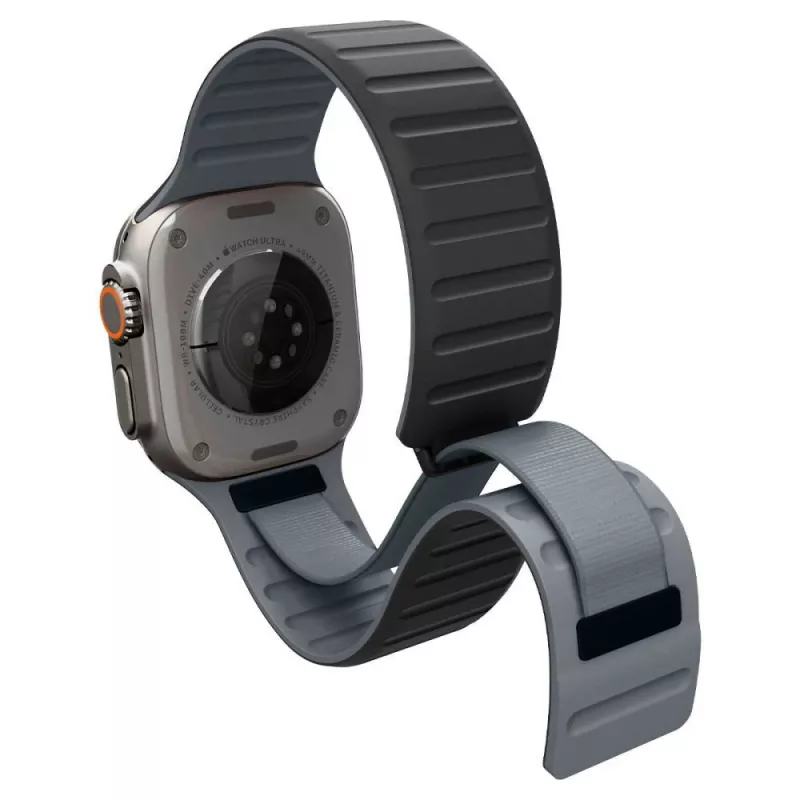 Spigen Athlex Air M náramok pre Apple Watch 44/45/46/49mm – čierny/sivý