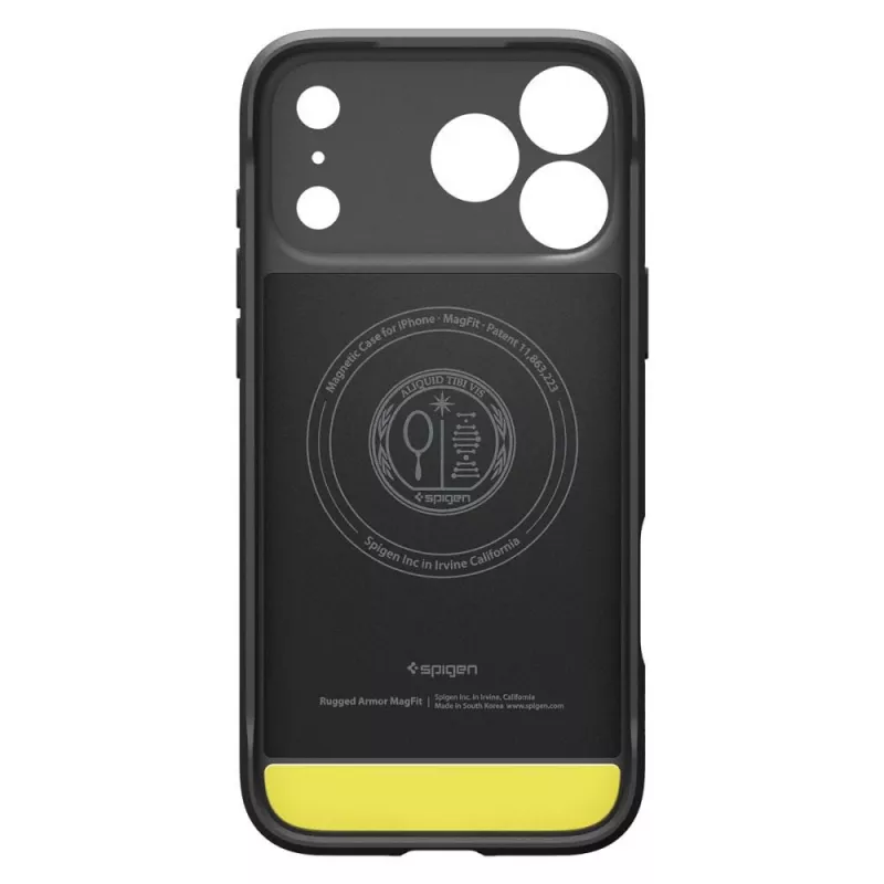 Spigen Rugged Armor Mag MagSafe puzdro pre iPhone 18 Pro Max / 17 Pro Max matne čierna