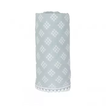 Lodger Swaddle Tribe mušelínová bavlnená zavinovačka 120x120 cm Ice Flow