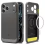 Spigen Rugged Armor Mag MagSafe puzdro pre iPhone 17 Pro / 18 Pro - sivá