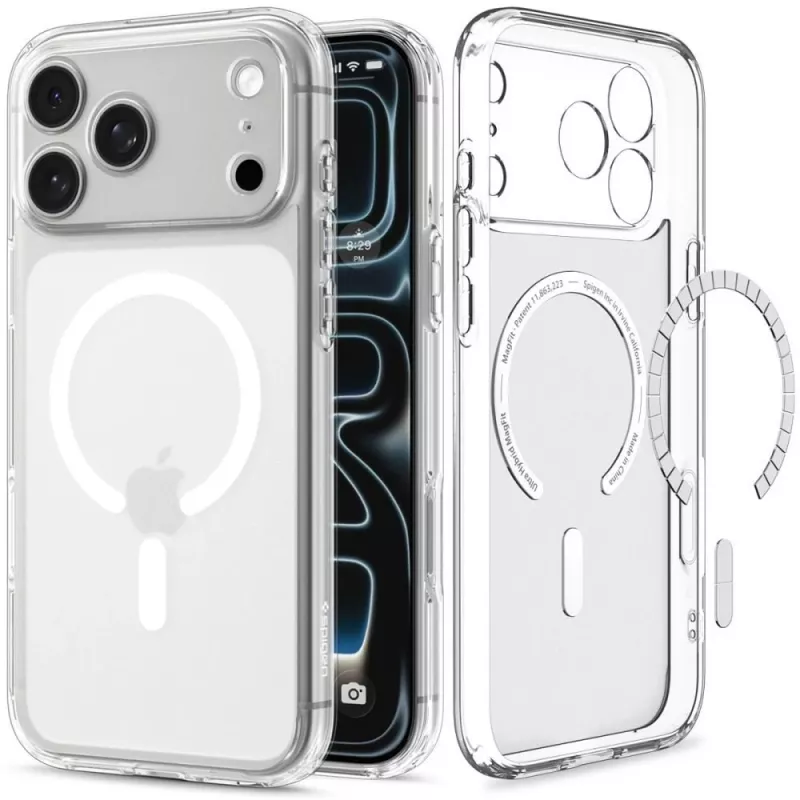 Spigen Ultra Hybrid Mag MagSafe puzdro pre iPhone 18 Pro / 17 Pro - Frost White