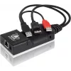 ADDER ALIF101T-DP DisplayPort KVM extender vysielač cez Cat5e/6/7 - 2560x1600, USB 2.0, audio, čierny hliník