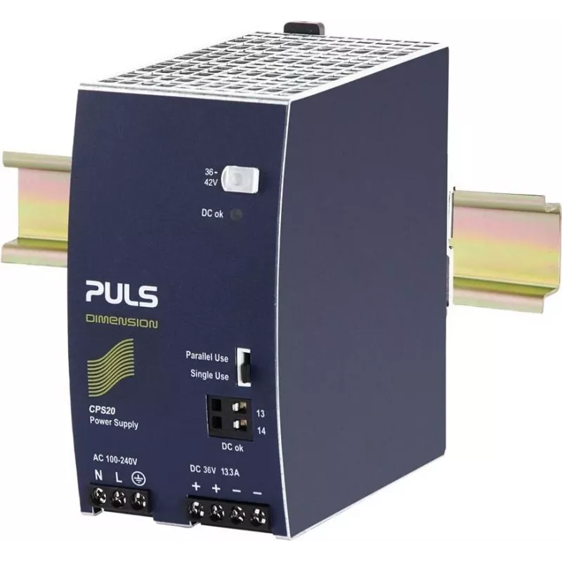 PULS CPS20.361 napájací zdroj na DIN lištu 36V DC 13,3A 576W