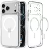 SPIGEN Ultra Hybrid MagSafe puzdro pre iPhone 17 Pro Max / 18 Pro Max – transparentná/biela