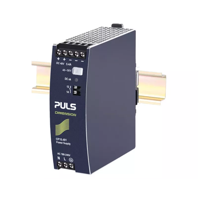 PULS CP10.481 napájací zdroj na DIN lištu 48V DC 5,4A 259W 1 výstup