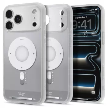 Spigen Ultra Hybrid MagSafe puzdro pre iPhone 17 Pro Max / 18 Pro Max – Classic Silver