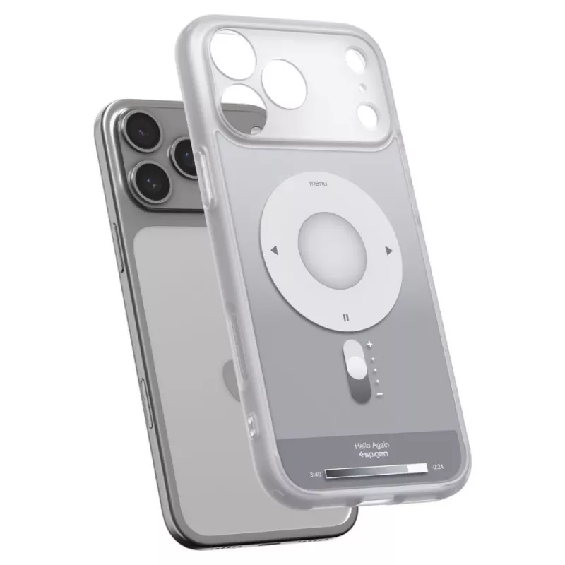 Spigen Ultra Hybrid MagSafe puzdro pre iPhone 17 Pro Max / 18 Pro Max – Classic Silver
