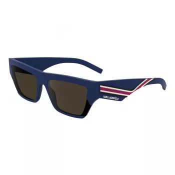 Karl Lagerfeld unisex KL6163S-401 slnečné okuliare, čierny rám, sivé sklá, 59/17/145 mm