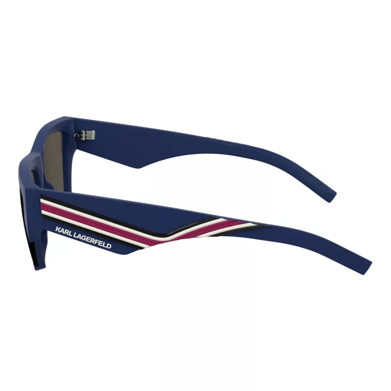 Karl Lagerfeld unisex KL6163S-401 slnečné okuliare, čierny rám, sivé sklá, 59/17/145 mm