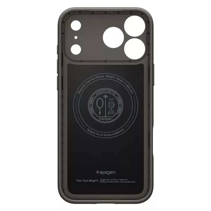 Spigen Thin Fit MagSafe puzdro pre iPhone 17 Pro / 18 Pro – gunmetal
