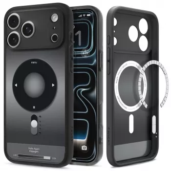 Spigen Ultra Hybrid Mag MagSafe puzdro pre iPhone 18 Pro / 17 Pro - čierna