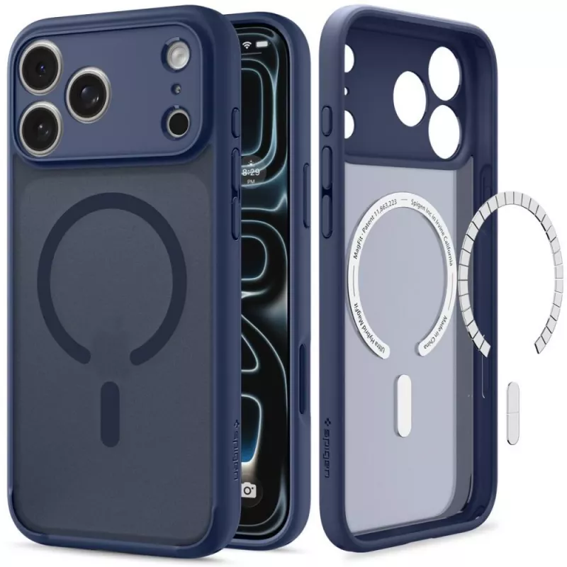 SPIGEN Ultra Hybrid MagSafe iPhone 17 Pro Max / 18 Pro Max frost tmavomodrá