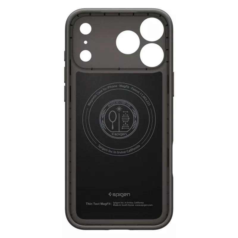 Spigen Thin Fit MagSafe puzdro pre iPhone 17 Pro Max / 18 Pro Max - gunmetal