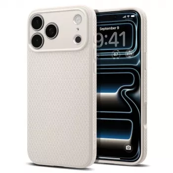 Spigen Liquid Air iPhone 17 Pro Max / 18 Pro Max puzdro Natural Titanium