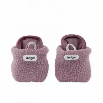 Lodger Slipper Teddy detské papuče, ružová, 0-3 mesiace, protišmykové, fleece, unisex