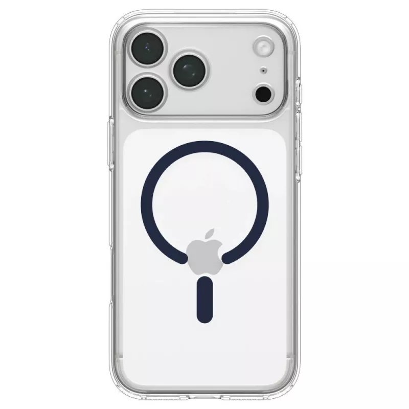 Spigen Ultra Hybrid MagSafe puzdro pre iPhone 17 Pro Max / 18 Pro Max - transparentná/tmavomodrá