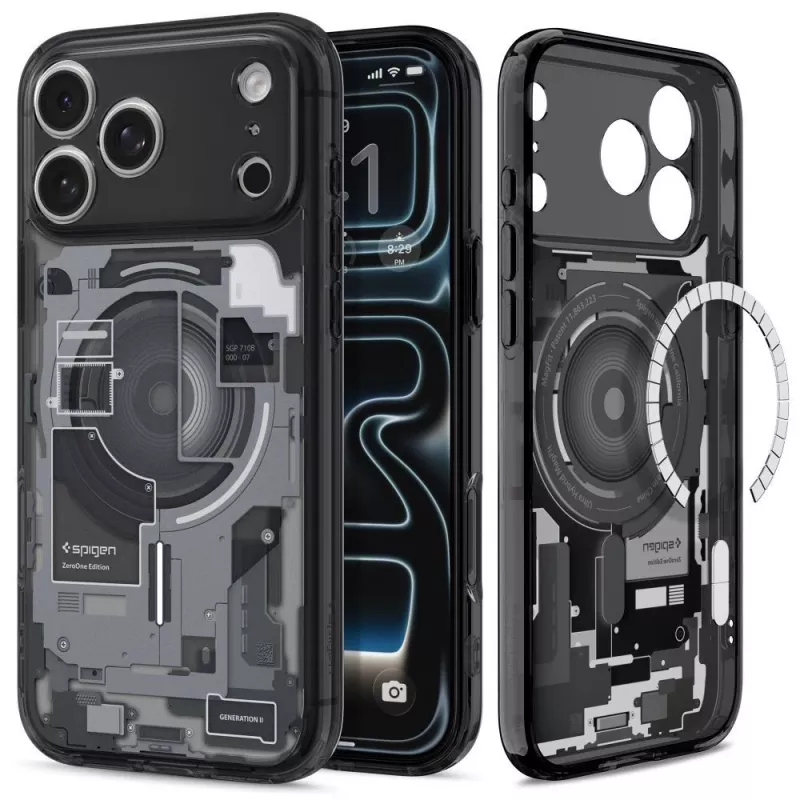 SPIGEN Ultra Hybrid MagSafe iPhone 17 Pro Max / 18 Pro Max Zero One čierna